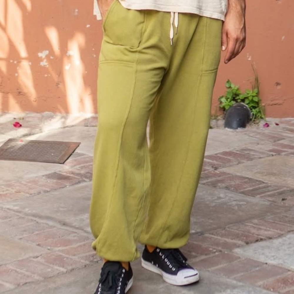 Back beat Co. green adventure jogger in pistachio